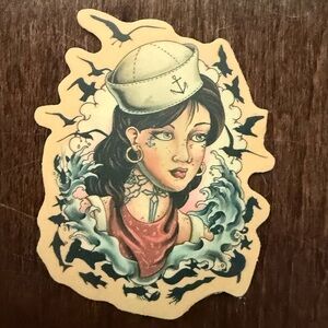 🎀10 for $10🎀 New Vinyl Sticker Pin Up Girl Tattoo Sailor Flapper Mermaid…